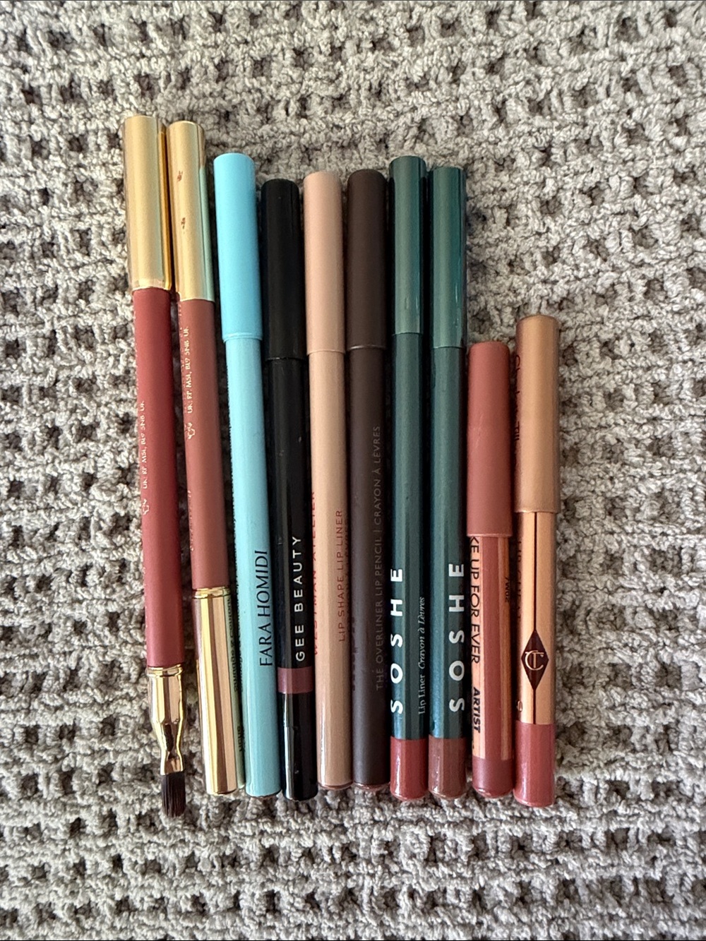 Multiple lip liners from luxury brands